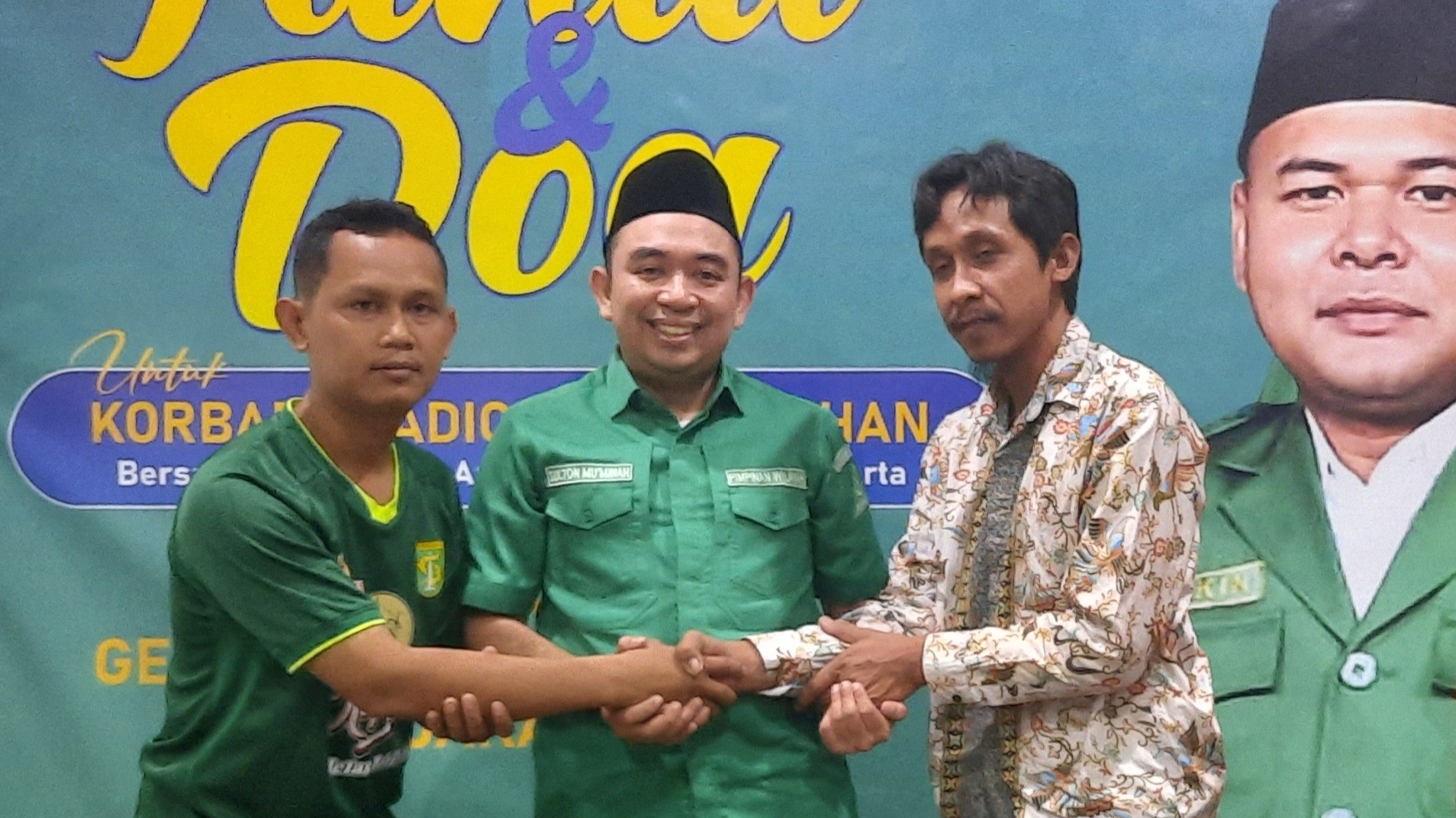 Tragedi Kanjuruhan, GP Ansor DKI Gelar Tahlilan Bersama Aremania dan Bonek