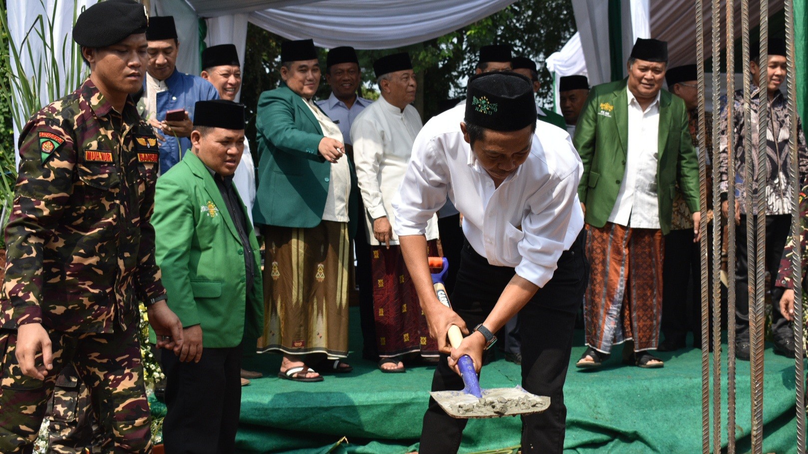 Peletakan Batu Pertama Pembangunan Gedung PCNU Jakarta Selatan
