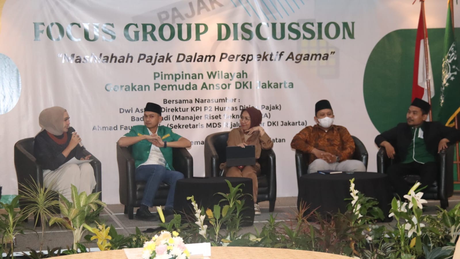 Ansor DKI Adakan FGD Bersama Ditjen Pajak Kemenkeu RI Bahas Maslahah Pajak Dalam Perspektif Agama 