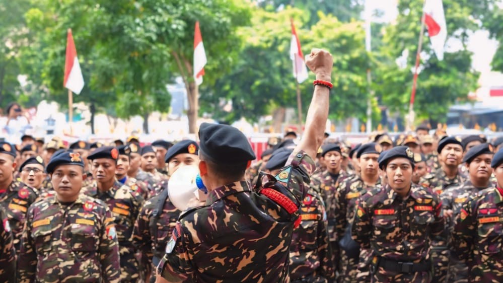 Banser Gelar Apel Komando di PBNU Digelar di Tengah Kisruhnya PBNU dan PKB