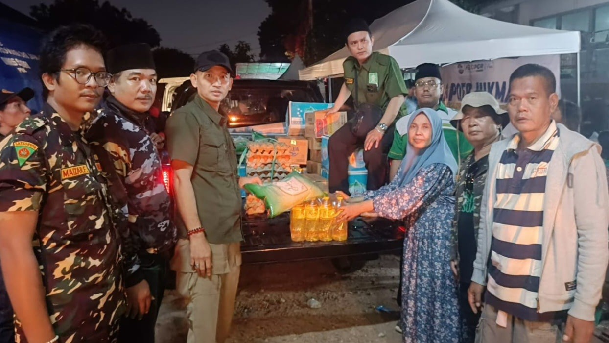 Solidaritas GP Ansor dan Banser untuk Korban Kebakaran Manggarai