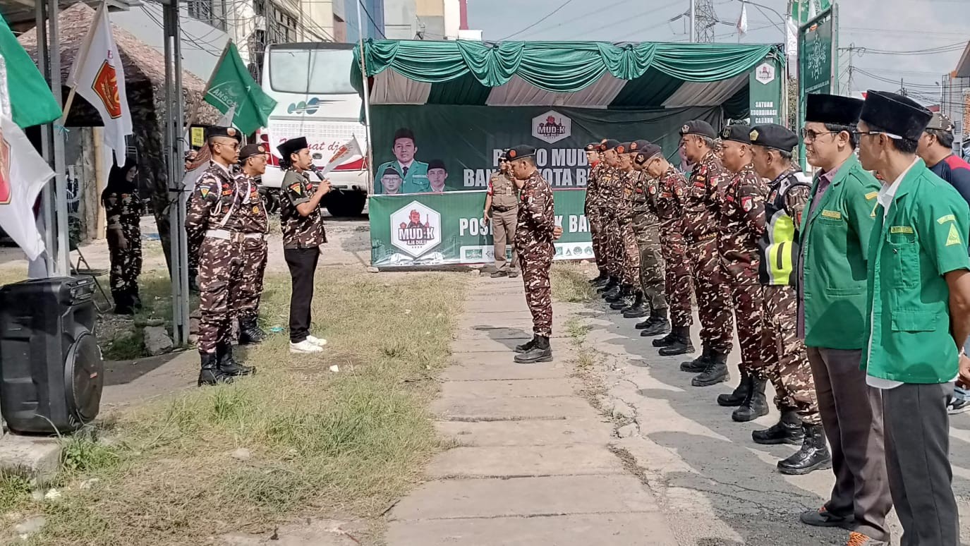 Jelang Lebaran, Posko Mudik Banser Siaga 24 Jam Amankan Perjalanan Mudik ke Kampung Halaman