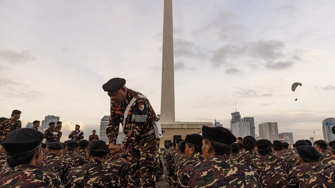 1.750 Personel Banser Akan Meriahkan Upacara HUT ke-80 TNI di Monas