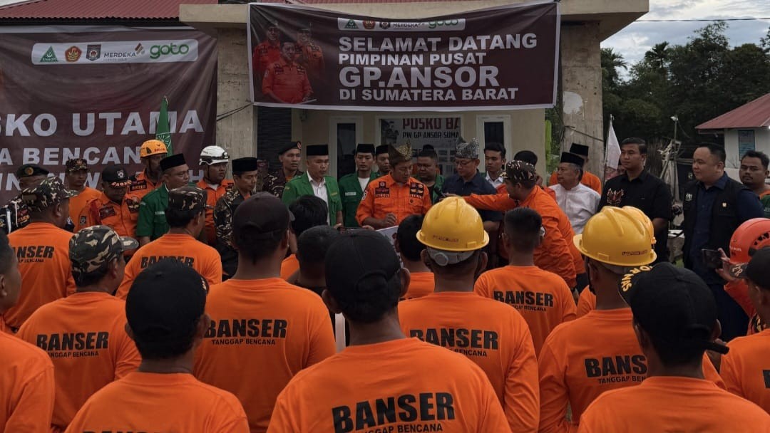 Usai Sumut dan Aceh, GP Ansor Terjun ke Sumbar Bawa Bantuan Rp1 Miliar