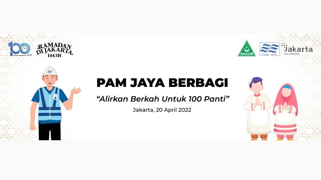 PAM Jaya Berbagi Aliran Berkah 100 Panti