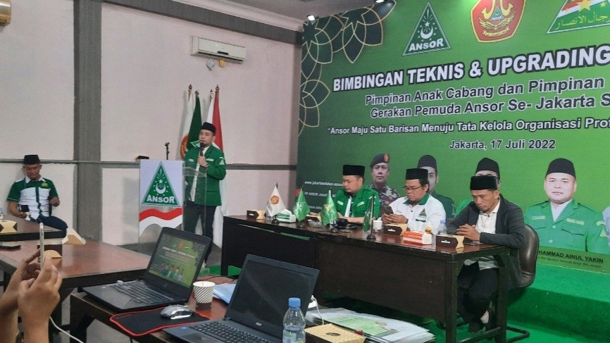 Pengurus GP Ansor se-Jakarta Selatan Gelar Bimtek dan Upgrading