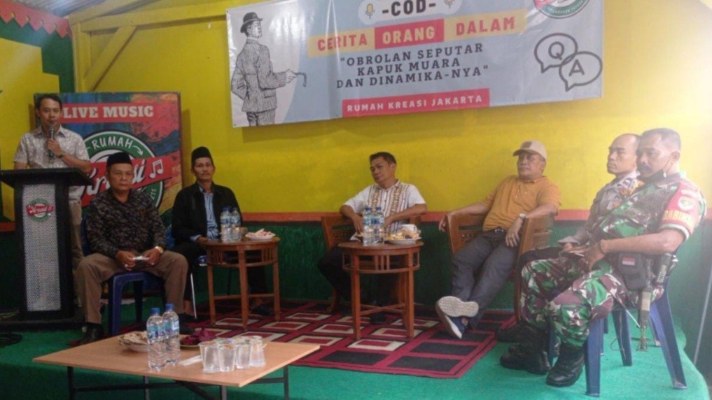 Rumah Kreasi Jakarta Buat Talkshow Bernama Cerita Orang Dalam (COD) di Kapuk Muara