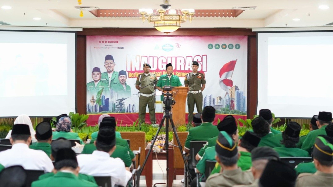 Pelantikan Ansor Jaksel, Gus Addin: Pengurus Baru Semakin Kuat dan Beri Manfaat ke Masyarakat Jaksel